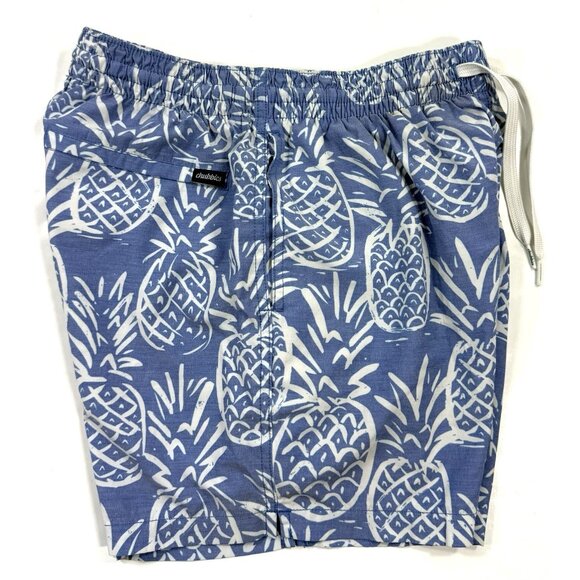 Chubbies The Thigh Napples Swim Trunks Mens Size Small 5.5" Mesh Lined Pineapple - Picture 2 of 14